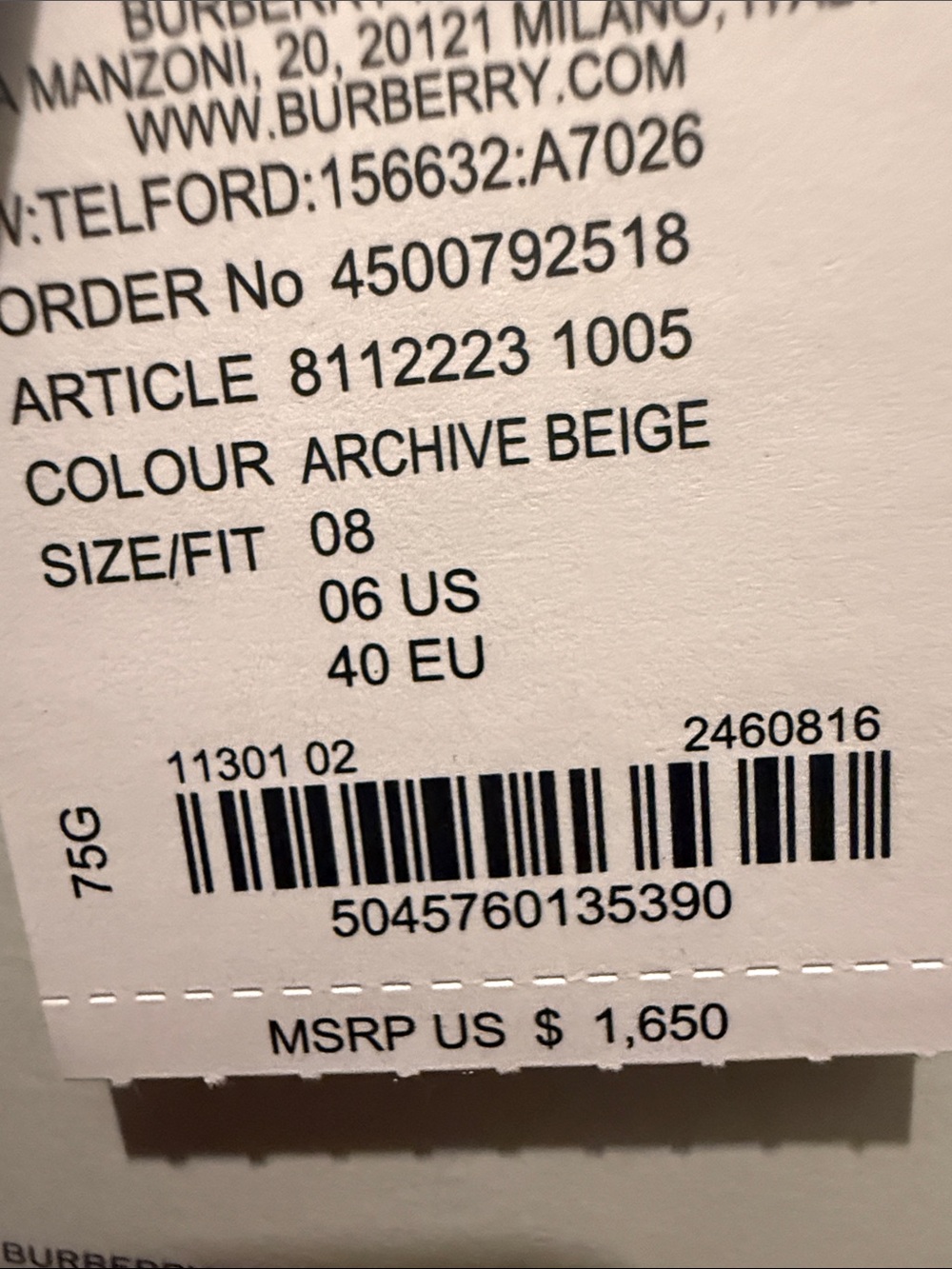 Burberry Double-Breasted Camel Trench Coat - Picture 12 of 12